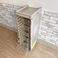 ジャパンエアライン JAPAN AIRLINES JAL ミールカート サービストローリー 機内食運搬用 ハーフサイズ ボックストレイ付  希少 ●