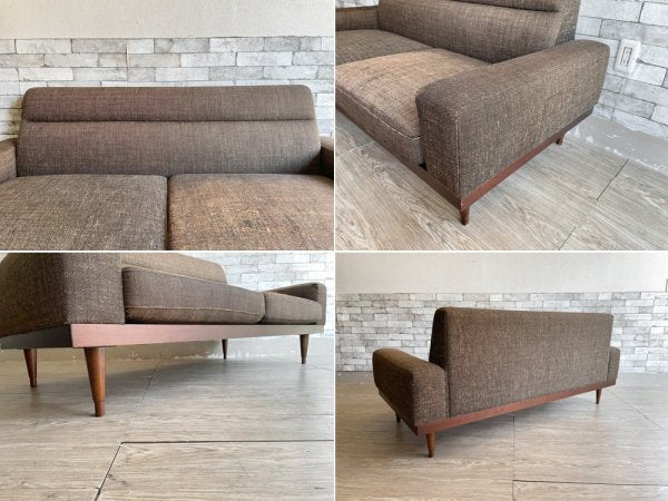 パシフィックファニチャーサービス Pacific furniture service スタンダードC STANDARD C 2PW 2人掛けソファ MOブラック 定価236,500円 現状品 ●