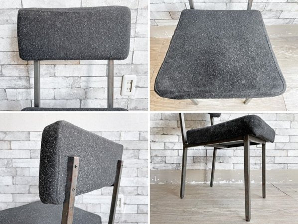 ジャーナルスタンダードファニチャー journal standard Furniture リージェント チェア REGENT CHAIR ダイニングチェア 2脚セット ブラック&カーキ 現状品 ●