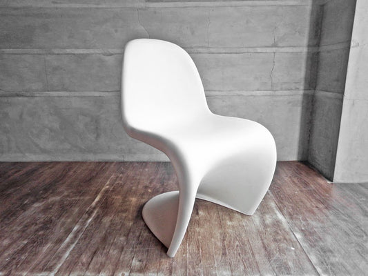 ヴィトラ vitra パントンチェア Panton Chair ホワイト ヴェルナー・パントン Verner Panton スタッキングチェア スペースエイジ ミッドセンチュリー ♪