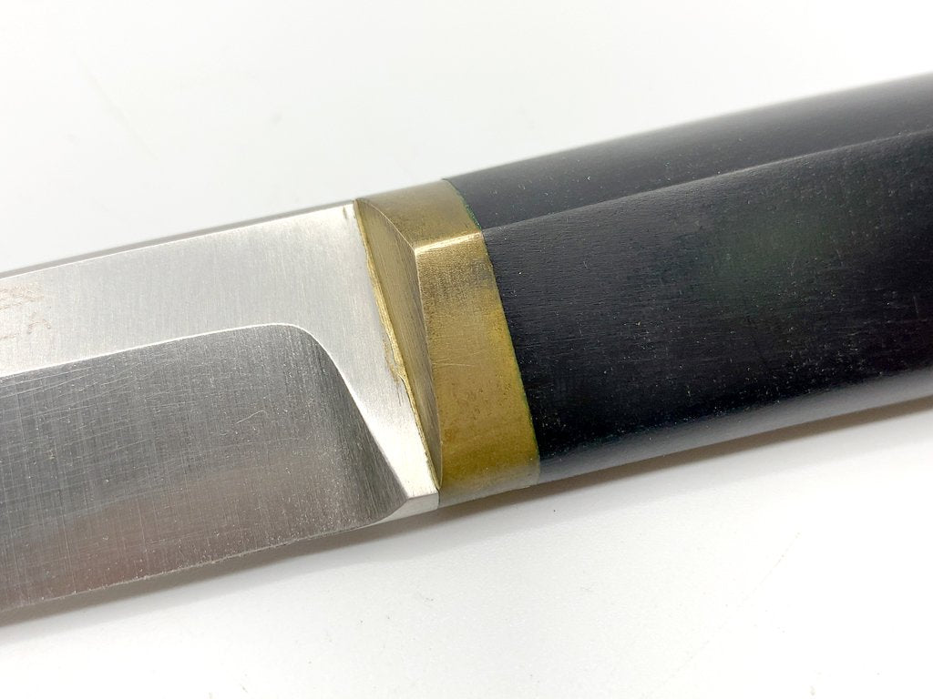 ハックマン Hackman プッコナイフ PUUKKO Knife ステンレス 22cm レザーケース付 タピオ・ヴィルカラ フィンランド 北欧ビンテージ 希少 ●