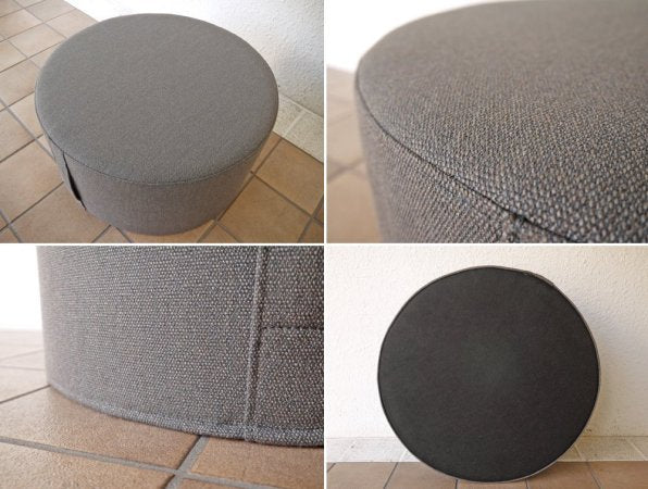 ソフトライン SOFTLINE ドラムス パフ トレイ DRUMS POUF スツール ローテーブル ウォールナット カバーリング デンマーク アクタス ACTUS 取扱い ◇