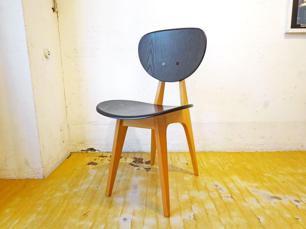 イデー IDEE ダイニングチェア DINING CHAIR 長大作 ブラック 食卓椅子 ジャパニーズモダン 廃盤カラー ★