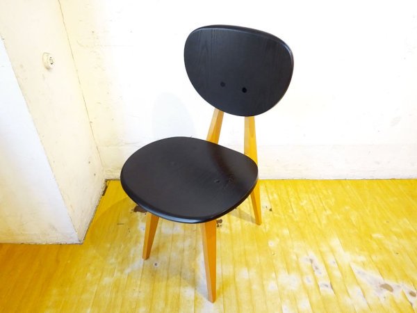 イデー IDEE ダイニングチェア DINING CHAIR 長大作 ブラック 食卓椅子 ジャパニーズモダン 廃盤カラー ★