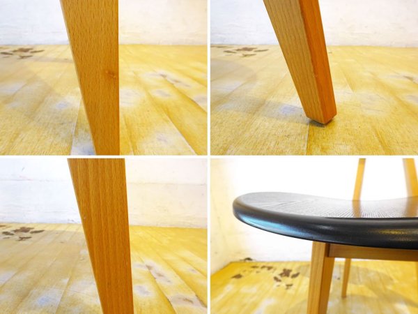 イデー IDEE ダイニングチェア DINING CHAIR 長大作 ブラック 食卓椅子 ジャパニーズモダン 廃盤カラー ★