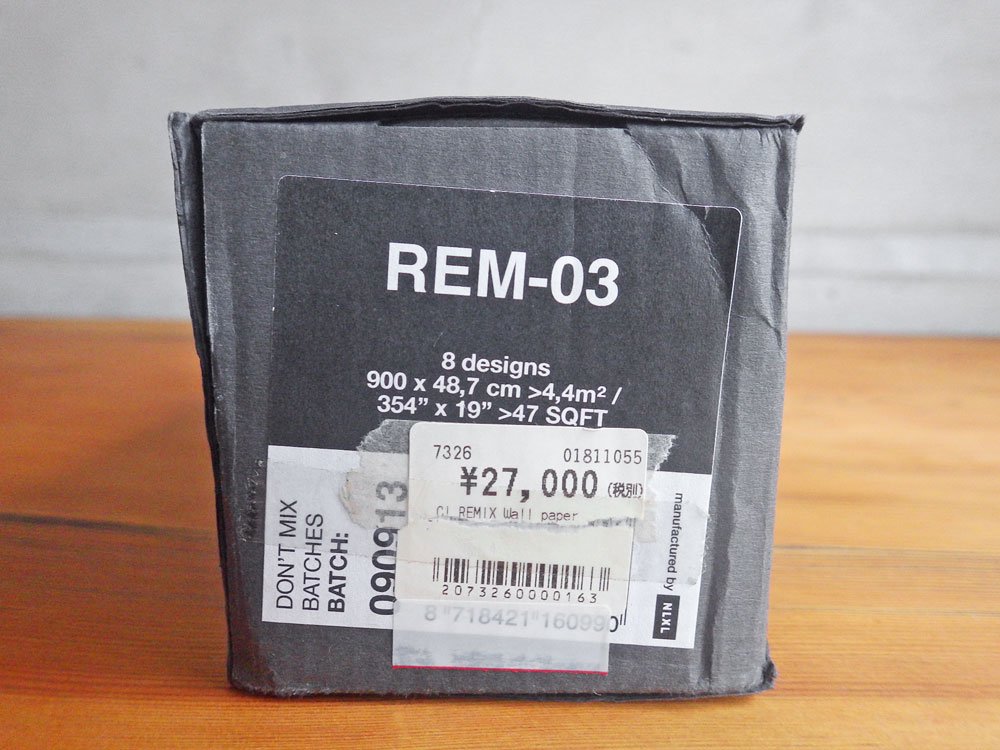 アーサー シュレンク ARTHUR SLENK ウォールペーパー 壁紙 REM-03 リミックスド 未使用品 NLXL 参考価格29,700円 ♪