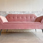 ダッチボーン DUTCH BONE ケイトソファ Kate sofa 2人掛けソファ ベルベット調 ピンククレイ オランダ アールデコデザイン 参考価格￥130,000- ●