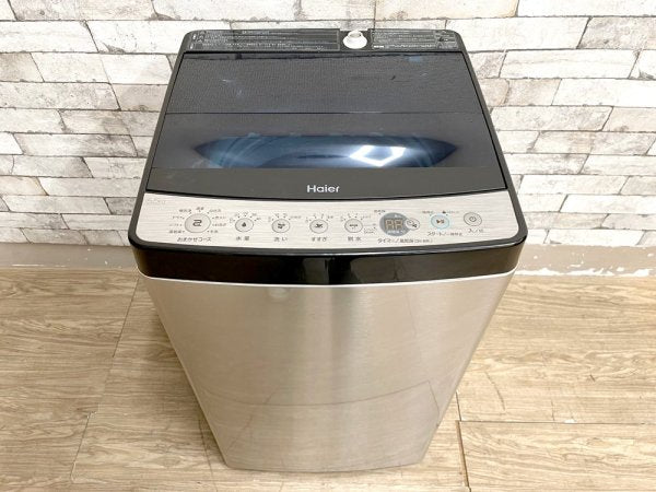 ハイアール Haier 全自動洗濯機 JW-XP2C55F ステンレスブラック  2020年製 洗濯 5.5kg ●