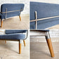 アクメファニチャー ACME Furniture ストランド 2Pソファ STRAND SOFA アッシュ材 スチール ファブリック 定価￥68,200- ●