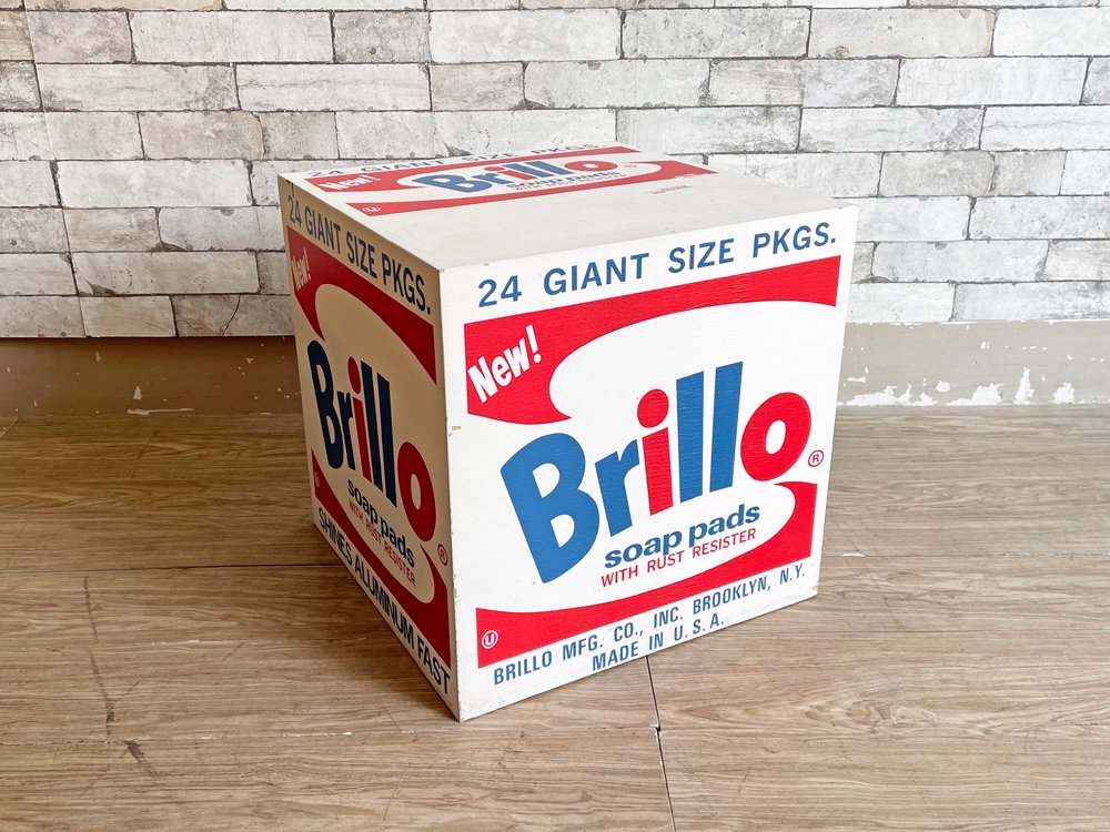 ブリロボックス Brillo Box アンディ・ウォーホル デザイン 公式レプリカ作品 1990年代 ●