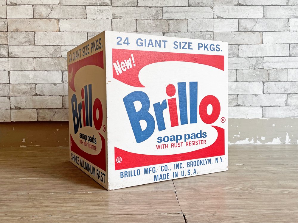 ブリロボックス Brillo Box アンディ・ウォーホル デザイン 公式レプリカ作品 1990年代 ●