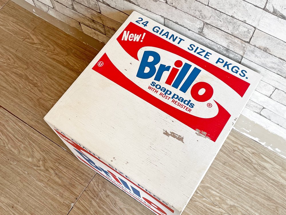 ブリロボックス Brillo Box アンディ・ウォーホル デザイン 公式レプリカ作品 1990年代 ●