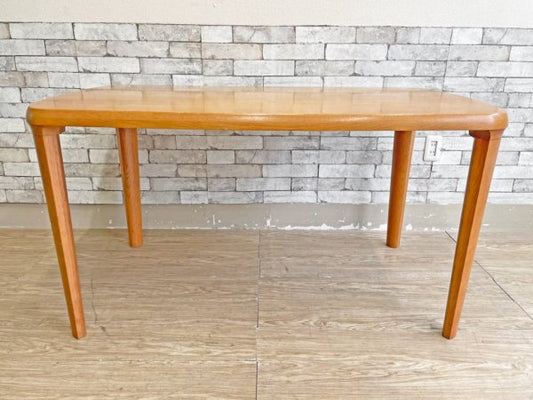 日進木工 nissin オーク無垢材 ダイニングテーブル W130cm ナチュラルシンプルデザイン ●