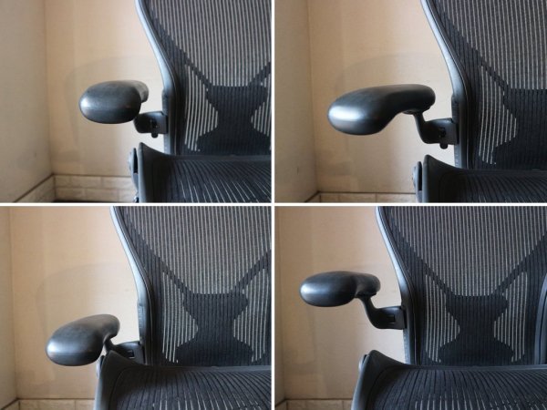 ハーマンミラー Herman Miller アーロンチェア Aeron Chair Bサイズ ポスチャーフィット フル装備 デスクチェア  オフィス ◎