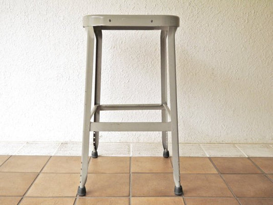 リオン LYON ファクトリースツール FACTORY STOOL グレー Lサイズ P.F.S取扱 インダストリアル ガレージ A ◇