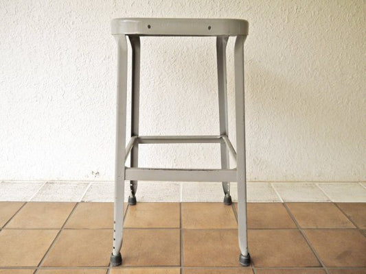 リオン LYON ファクトリースツール FACTORY STOOL グレー Lサイズ P.F.S取扱 インダストリアル ガレージ B ◇