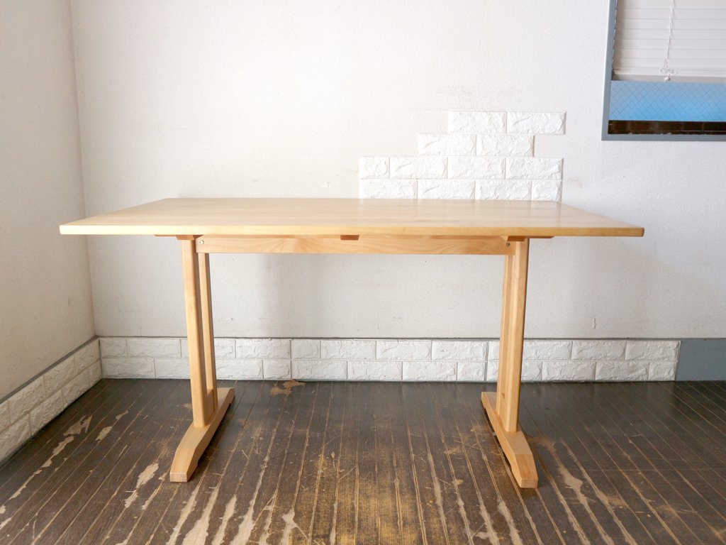 モモナチュラル MOMO Natural FD ミドルテーブル MIDDLE TABLE ダイニングテーブル アルダー材 ◎