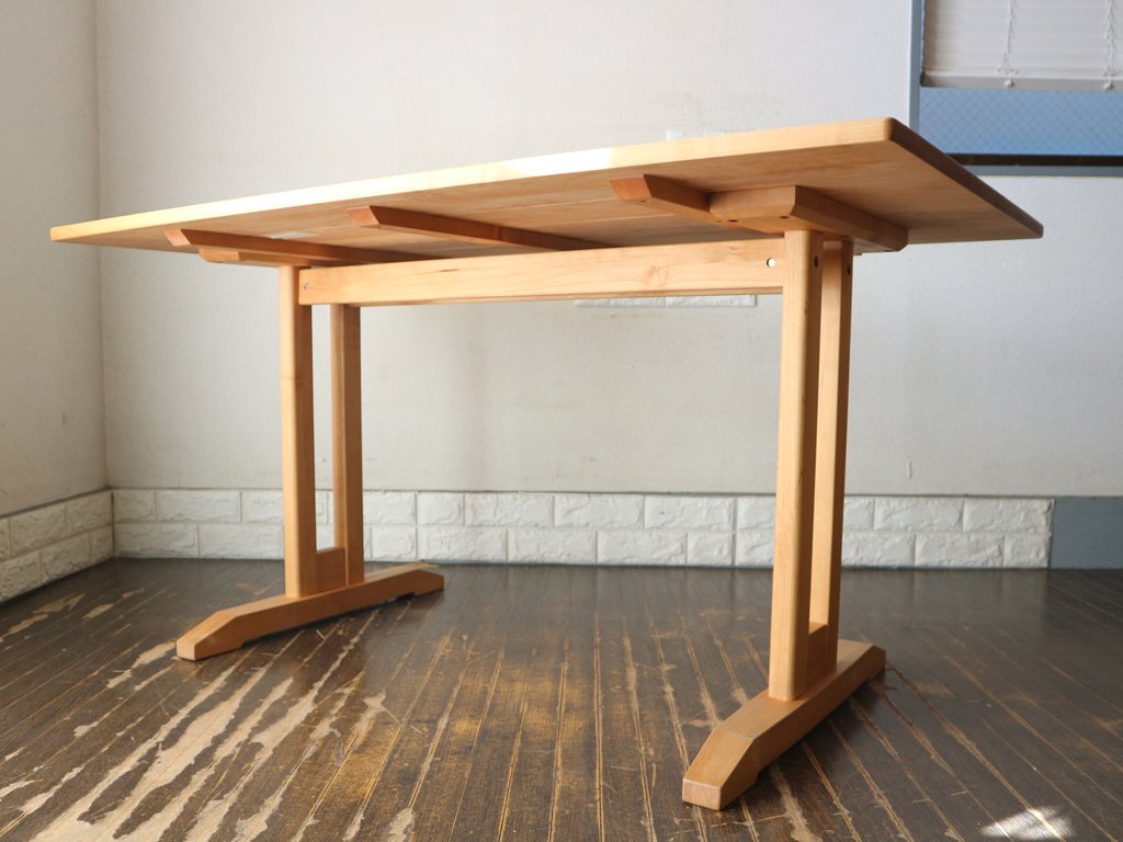 モモナチュラル MOMO Natural FD ミドルテーブル MIDDLE TABLE ダイニングテーブル アルダー材 ◎