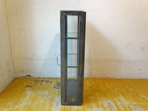 ダルトン Dulton ウォールマウント ガラスキャビネット WALL MOUNT GLASS CABINET RAW 美品 ★