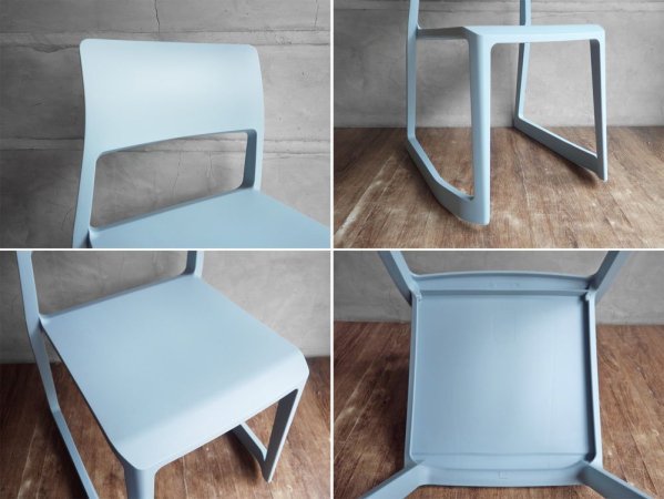ヴィトラ vitra ティプトン Tip Ton チェア デスクチェア ダイニングチェア スタッキングチェア アイスグレー チルト機能 定価:33,000円 ♪