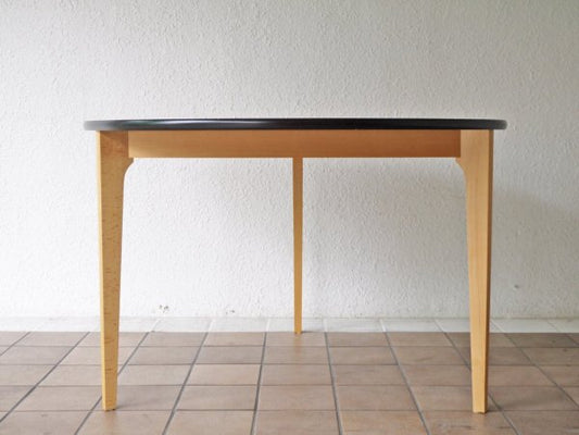 イデー IDEE ダイニングテーブル DCブラウン DINING TABLE DC Brown ラウンド Φ110 タモ材天板 3本脚 長大作 定価151,800円 ◇