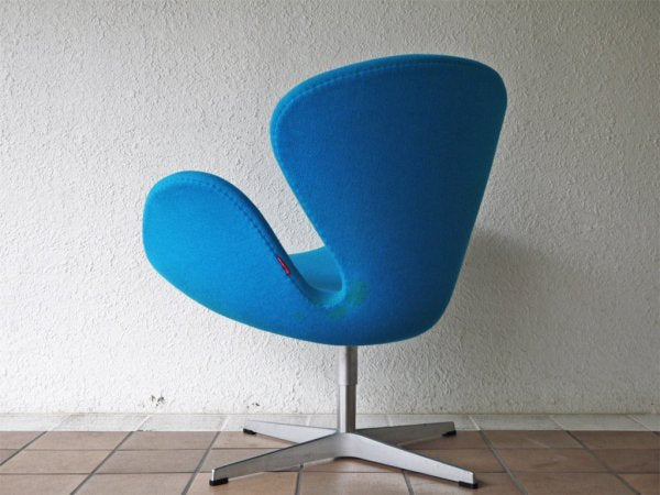 フリッツハンセン Fritz Hansen スワンチェア SWAN  ライトブルー アルネ ヤコブセン Arne Jacobsen デンマーク  ◇