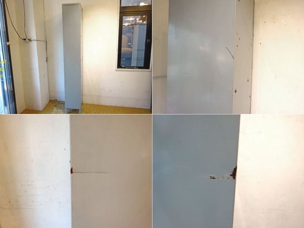 USビンテージ Vintage スチールトールロッカー グレー 5段 H202cm インダストリアル シューズケース ACME Furniture 購入品 ★
