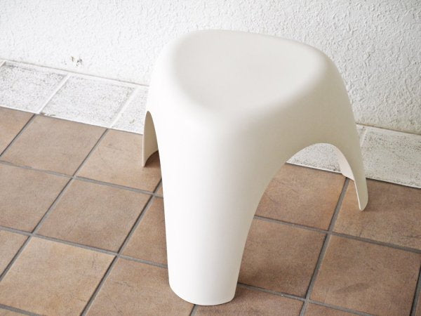 ヴィトラ Vitra エレファントスツール Elephant Stool ポリプロピレン製 ホワイト 柳宗理 ミッドセンチュリー MoMA 永久収蔵品 美品 ◇