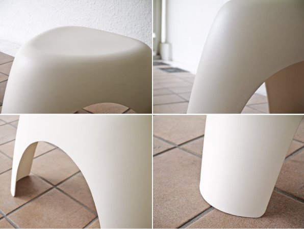 ヴィトラ Vitra エレファントスツール Elephant Stool ポリプロピレン製 ホワイト 柳宗理 ミッドセンチュリー MoMA 永久収蔵品 美品 ◇