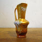 ベネチアンガラス ムラノ Venezian glass murano クリーマー アンバーガラス ゴールド 24KT 金彩 小花柄 ヴェネチアングラス ★