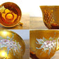 ベネチアンガラス ムラノ Venezian glass murano カップ＆ソーサー C&S アンバー ゴールド 24KT 金彩 小花柄 ヴェネチアングラス ★