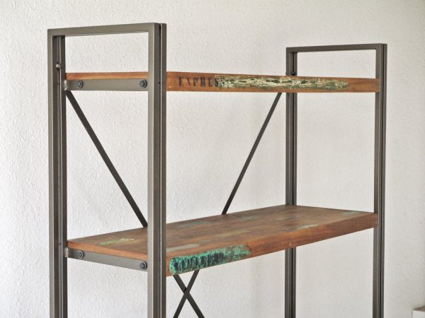 ディーボディ d-Bodhi フェルム インダストリアル 4ティア シェルフ FERUM INDUSTRIAL 4TIER SHELF 古材 ASPLUND 取扱 ◇