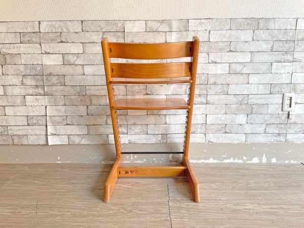 ストッケ STOKKE トリップトラップ TRIPP TRAPP ベビーチェア キッズチェア チェリー S/N0～ノルウェー 北欧家具 ●