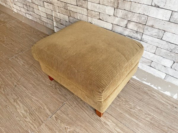 トラックファニチャー TRUCK FURNITURE FK ソファ オットマン FK SOFA Ottoman コーデュロイ ウォールナット無垢材 ●