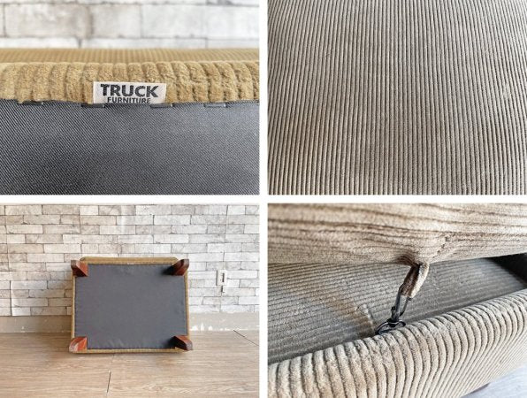 トラックファニチャー TRUCK FURNITURE FK ソファ オットマン FK SOFA Ottoman コーデュロイ ウォールナット無垢材 ●