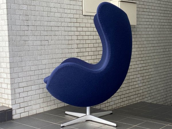 フリッツハンセン Fritz Hansen 3316 エッグチェア EGG CHAIR ネイビー ファブリック ラウンジチェア アルネ・ヤコブセン デンマーク ■