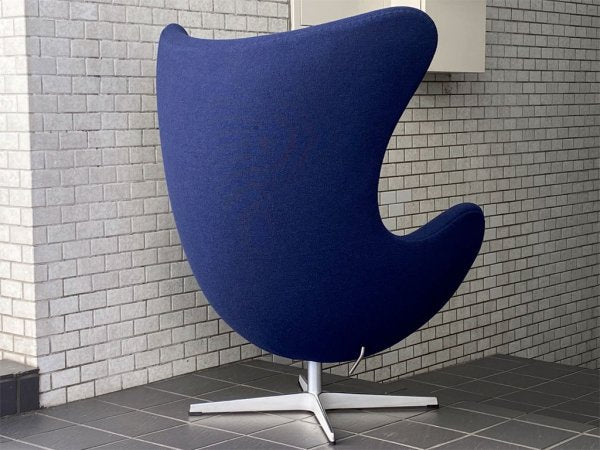 フリッツハンセン Fritz Hansen 3316 エッグチェア EGG CHAIR ネイビー ファブリック ラウンジチェア アルネ・ヤコブセン デンマーク ■