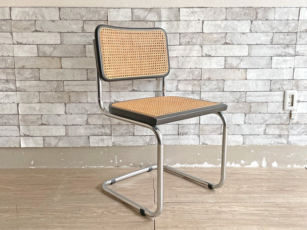 スティールライン steelline チェスカチェア CescaChair マルセルブロイヤー Marcel L Breuer ラタン バウハウス リプロダクト品 A ●