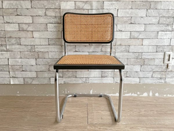 スティールライン steelline チェスカチェア CescaChair マルセルブロイヤー Marcel L Breuer ラタン バウハウス リプロダクト品 A ●