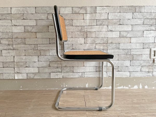 スティールライン steelline チェスカチェア CescaChair マルセルブロイヤー Marcel L Breuer ラタン バウハウス リプロダクト品 A ●