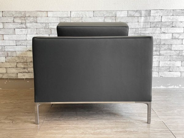 カッシーナイクスシー Cassina ixc グラブラージ 1Pソファ grab large 本革 イクスシーR＆D 展示美品 イタリアモダン 定価￥580,800～ ●