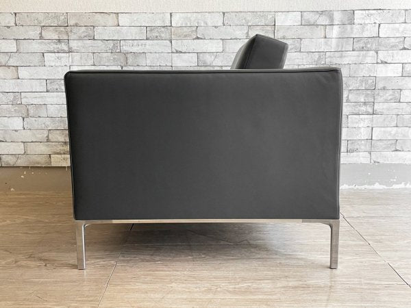 カッシーナイクスシー Cassina ixc グラブラージ 1Pソファ grab large 本革 イクスシーR＆D 展示美品 イタリアモダン 定価￥580,800～ ●