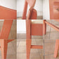 B.P.John Furniture USビンテージ 木製 ダイニングチェア ピンク ホワイトファブリック 米軍家具 ミッドセンチュリー ◇