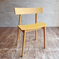 メーベルトーコー MOBEL TOKO ハーフチェア オーパス.１half chair op.1 オーク材 定価￥39,600- 旭川家具 ♪