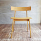メーベルトーコー MOBEL TOKO ハーフチェア オーパス.１half chair op.1 オーク材 定価￥39,600- 旭川家具 ♪