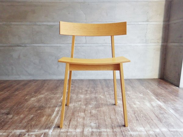 メーベルトーコー MOBEL TOKO ハーフチェア オーパス.１half chair op.1 オーク材 定価￥39,600- 旭川家具 ♪