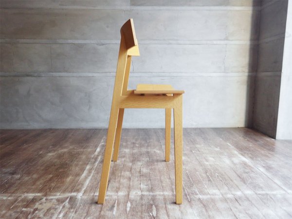 メーベルトーコー MOBEL TOKO ハーフチェア オーパス.１half chair op.1 オーク材 定価￥39,600- 旭川家具 ♪