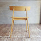 メーベルトーコー MOBEL TOKO ハーフチェア オーパス.１half chair op.1 オーク材 定価￥39,600- 旭川家具 ♪
