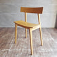 メーベルトーコー MOBEL TOKO ハーフチェア オーパス.１half chair op.1 オーク材 定価￥39,600- 旭川家具 ♪