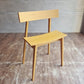 メーベルトーコー MOBEL TOKO ハーフチェア オーパス.１half chair op.1 オーク材 定価￥39,600- 旭川家具 ♪